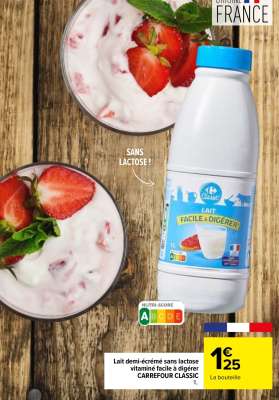 Lait facile à digérer