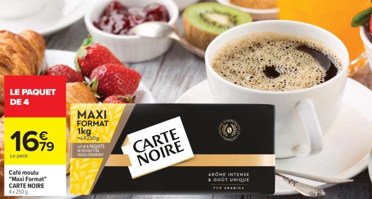 Café moulu «Maxi format» CARTE NOIRE