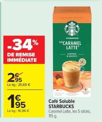 CAFÉ SOLUBLE “STARBUCKS”