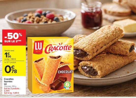 Cracottes Fourrées Lu