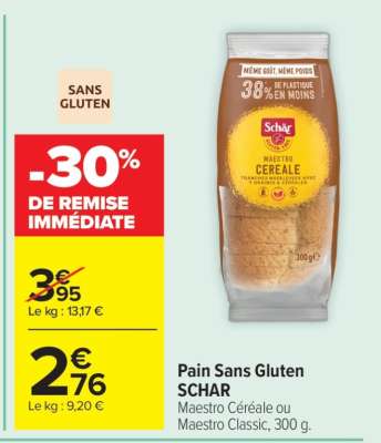 Pain Sans Gluten SCHAR