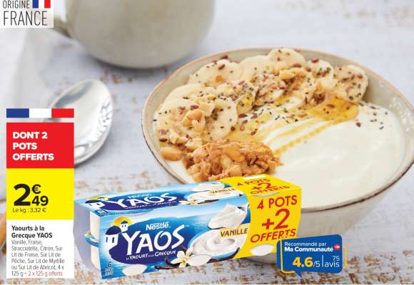 Yaourts à la Grecque YAOS