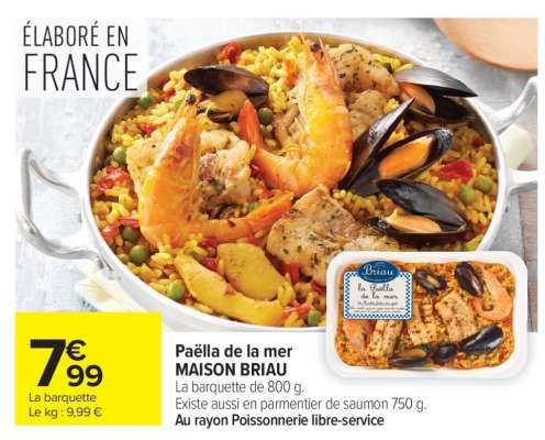 Paëlla de la mer MAISON BRIAU