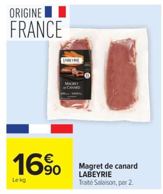 Magret de canard LABEYRIE