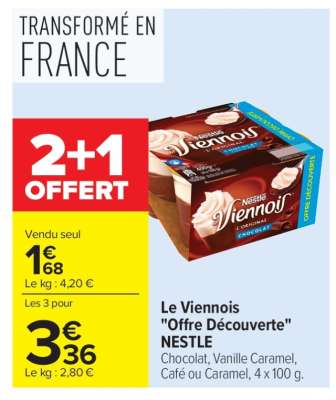 Le Viennois «Offre Découverte» NESTLÉ