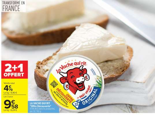 La Vache qui rit
"Offre découverte"