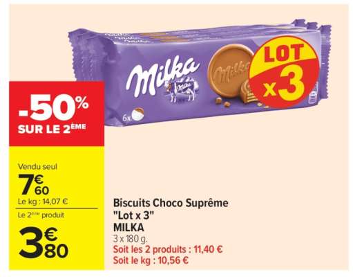 Biscuits Choco Suprême «Lot x 3»