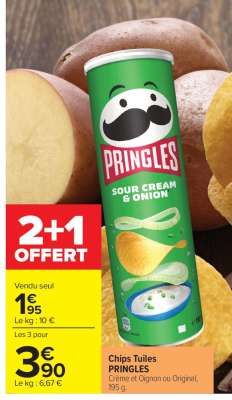 Chips Tuiles PRINGLES