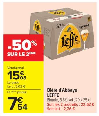 Bière d’Abbaye LEFFE