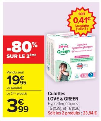 Culottes LOVE & GREEN