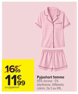 Pyjashort Femme
