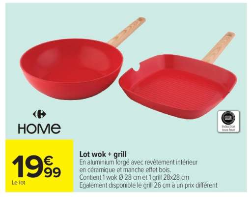Lot wok + grill