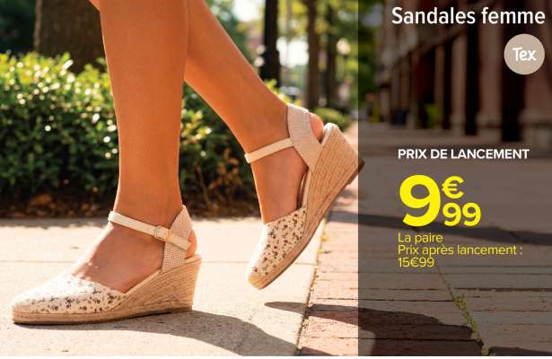 SANDALES FEMME