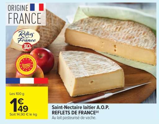 Saint-Nectaire laitier A.O.P. REFLETS DE FRANCE