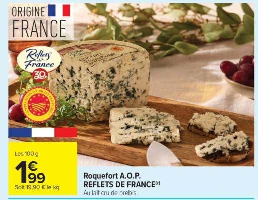 Roquefort A.O.P. REFLETS DE FRANCE