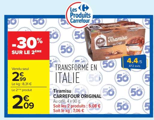 Tiramisu Carrefour Original