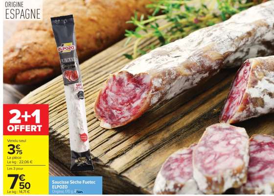 Saucisse Sèche Fuetec ELPOZO