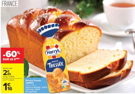 Brioche tressée HARRY'S
