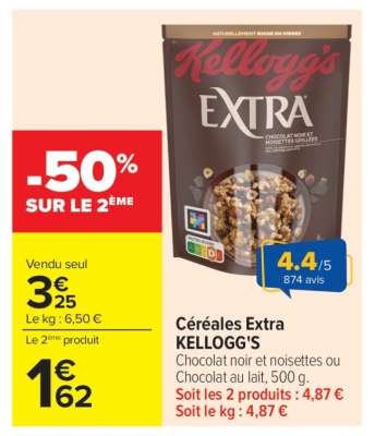 Céréales Extra KELLOGG'S