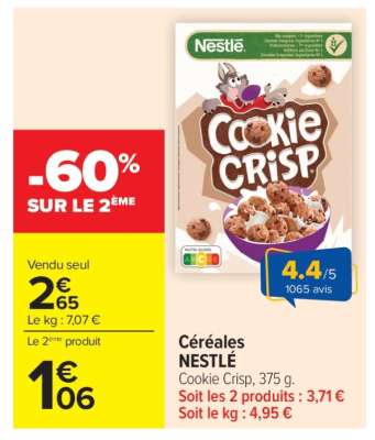 CÉRÉALES “NESTLÉ”