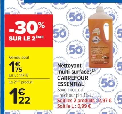 Nettoyant multi-surfaces CARREFOUR ESSENTIAL