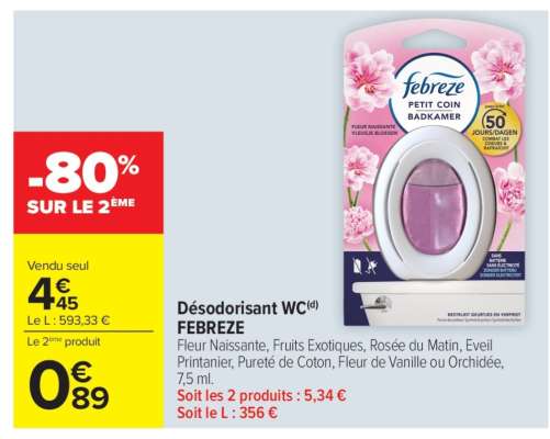 Désodorisant WC(d) FEBREZE