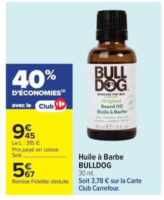 Huile à Barbe BULLDOG