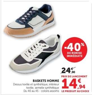 BASKETS HOMME