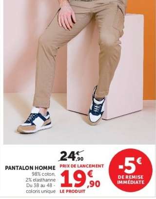 Pantalon homme