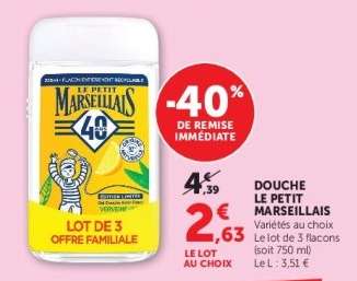 DOUCHE “LE PETIT MARSEILLAIS”
