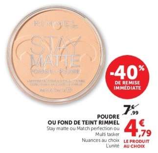 POUDRE OU FOND DE TEINT RIMMEL