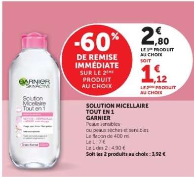Solution micellaire Tout en 1 GARNIER