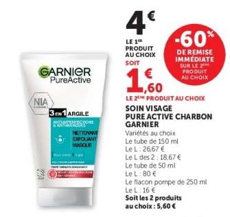 Soin Visage Pure Active Charbon Garnier