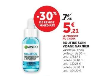 ROUTINE SOIN VISAGE GARNIER