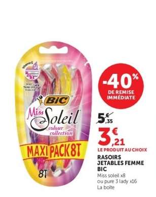 RASOIRS JETABLES FEMME BIC