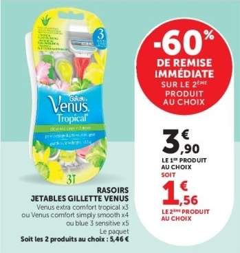 RASOIRS JETABLES GILLETTE VENUS