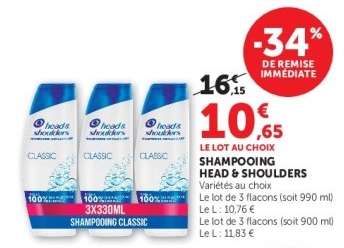 Shampooing Head & Shoulders