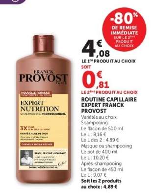 ROUTINE CAPILLAIRE EXPERT FRANCK PROVOST