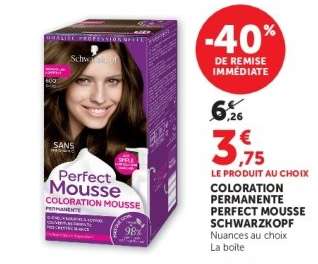 Coloration Permanente Perfect Mousse Schwarzkopf