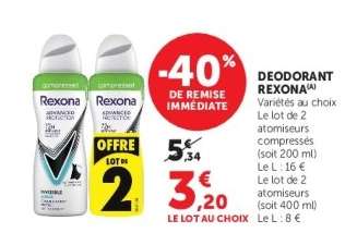 DEODORANT REXONA