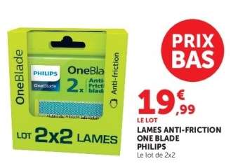 Lames Anti-Friction One Blade Philips