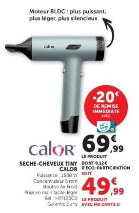 SECHE-CHEVEUX TINY CALOR