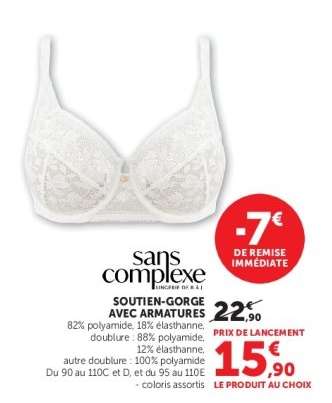 Soutien-gorge avec armatures