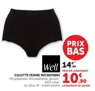 CULOTTE FEMME MICROFIBRE
