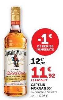 CAPTAIN MORGAN 35°