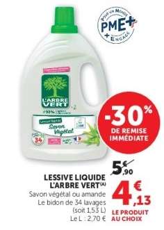Lessive liquide L'ARBRE VERT