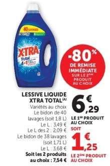 Lessive Liquide Xtra Total  *