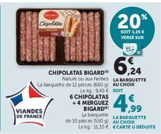 CHIPOLATAS BIGARD