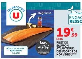 FILET DE SAUMON ATLANTIQUE DES FJORDS DE NORVEGE