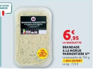 BRANDADE A LA MORUE PARMENTIÈRE U